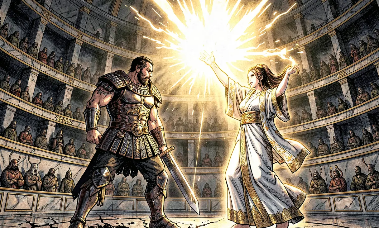 Round 11: Gilgamesh vs. Amaterasu